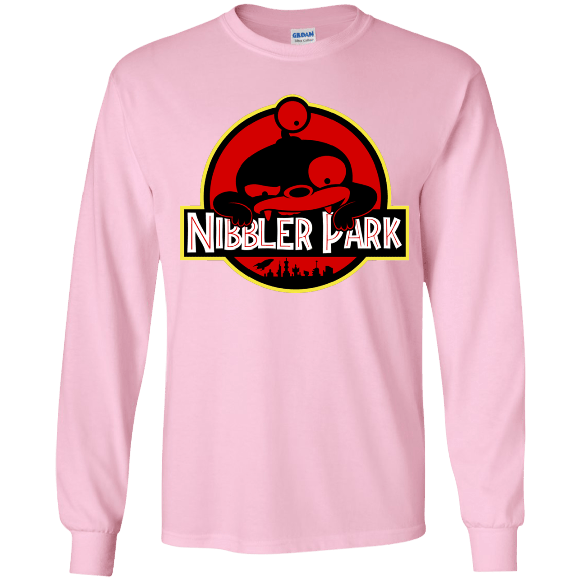T-Shirts Light Pink / YS Nibbler Park Youth Long Sleeve T-Shirt