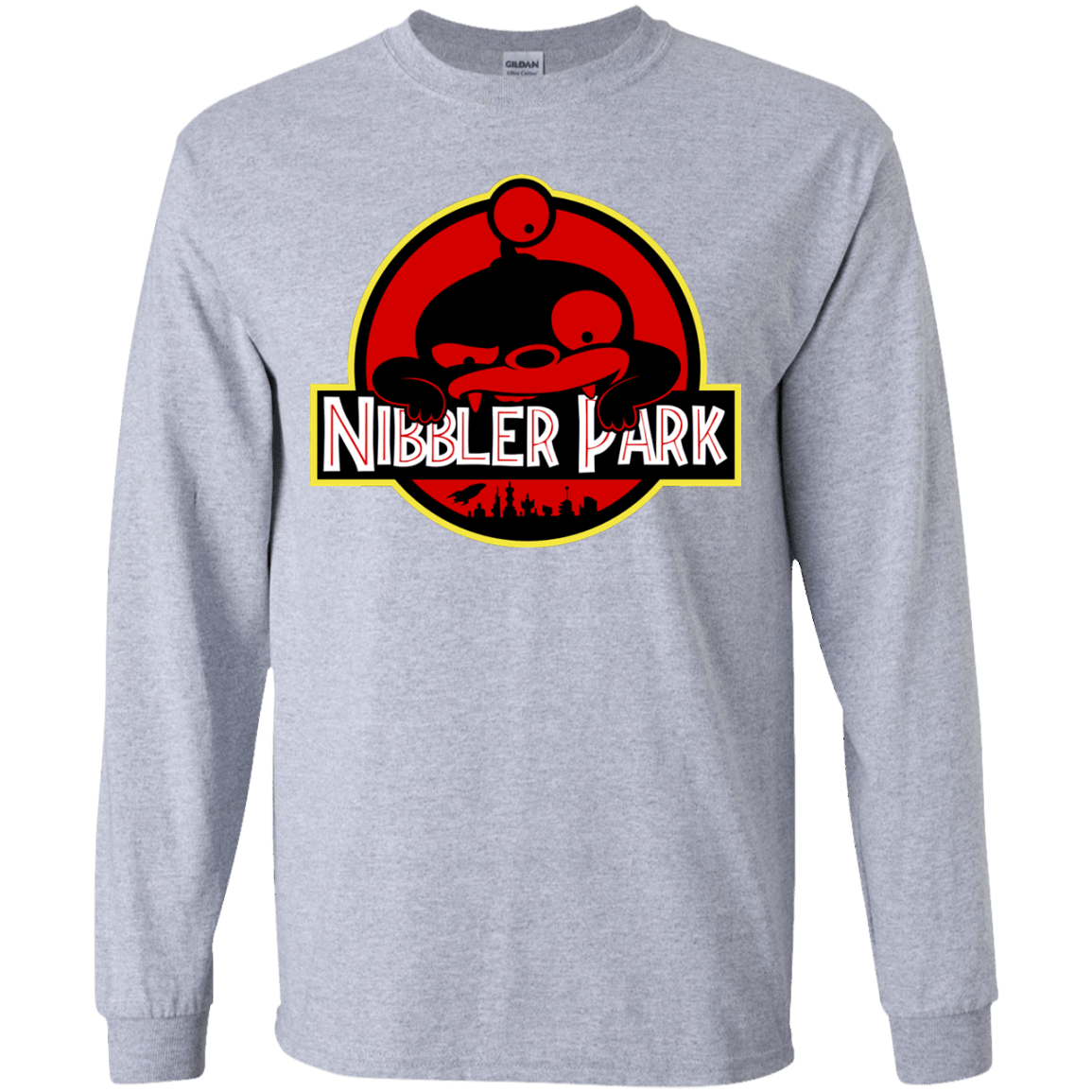 T-Shirts Sport Grey / YS Nibbler Park Youth Long Sleeve T-Shirt