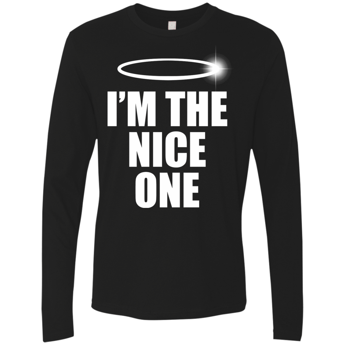 T-Shirts Black / Small Nice One Men's Premium Long Sleeve