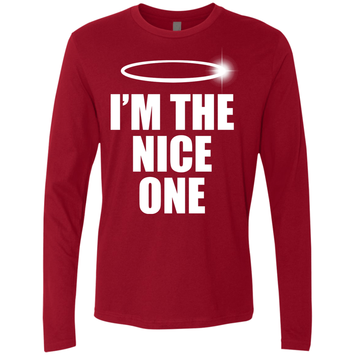 T-Shirts Cardinal / Small Nice One Men's Premium Long Sleeve