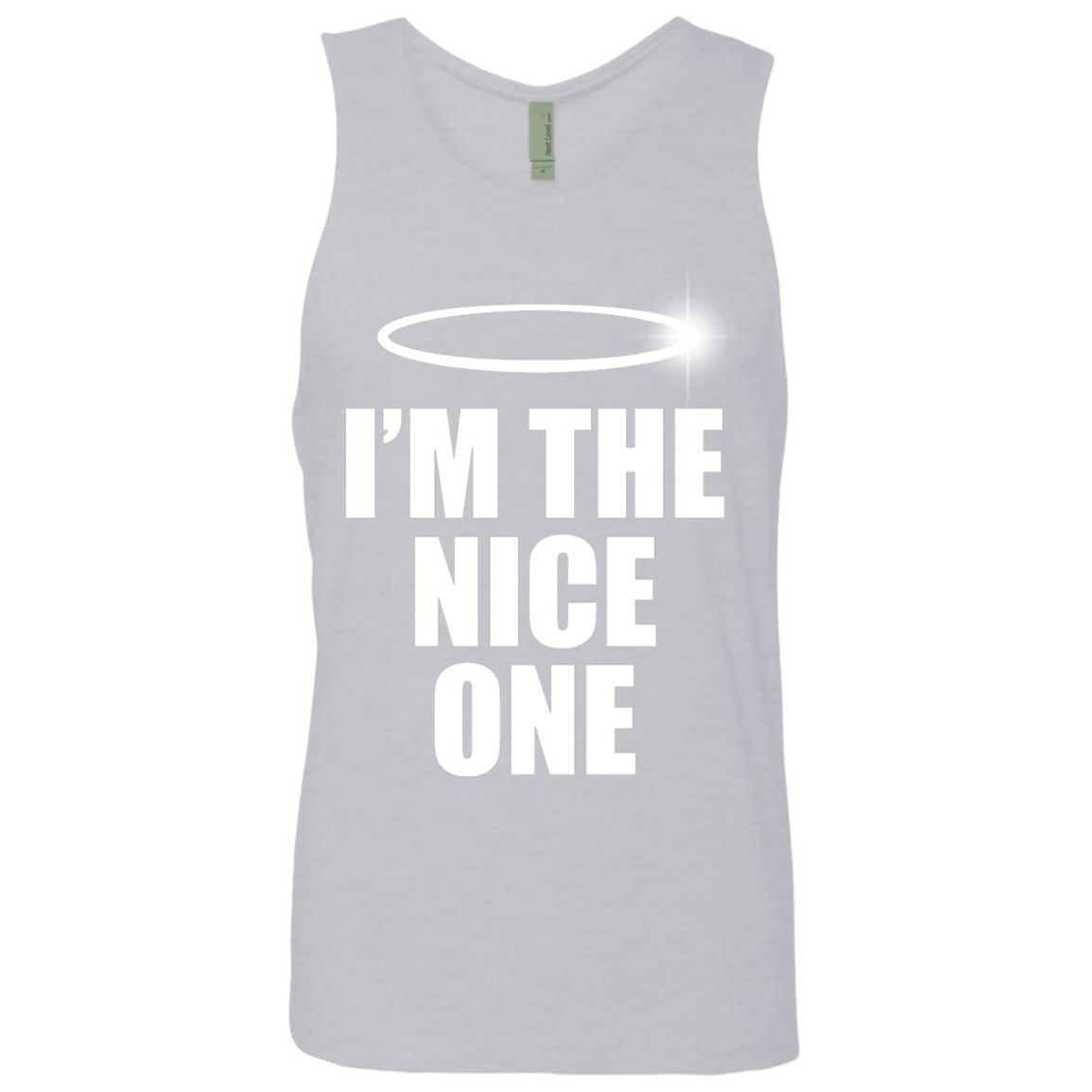 T-Shirts Heather Grey / Small Nice One Men's Premium Tank Top