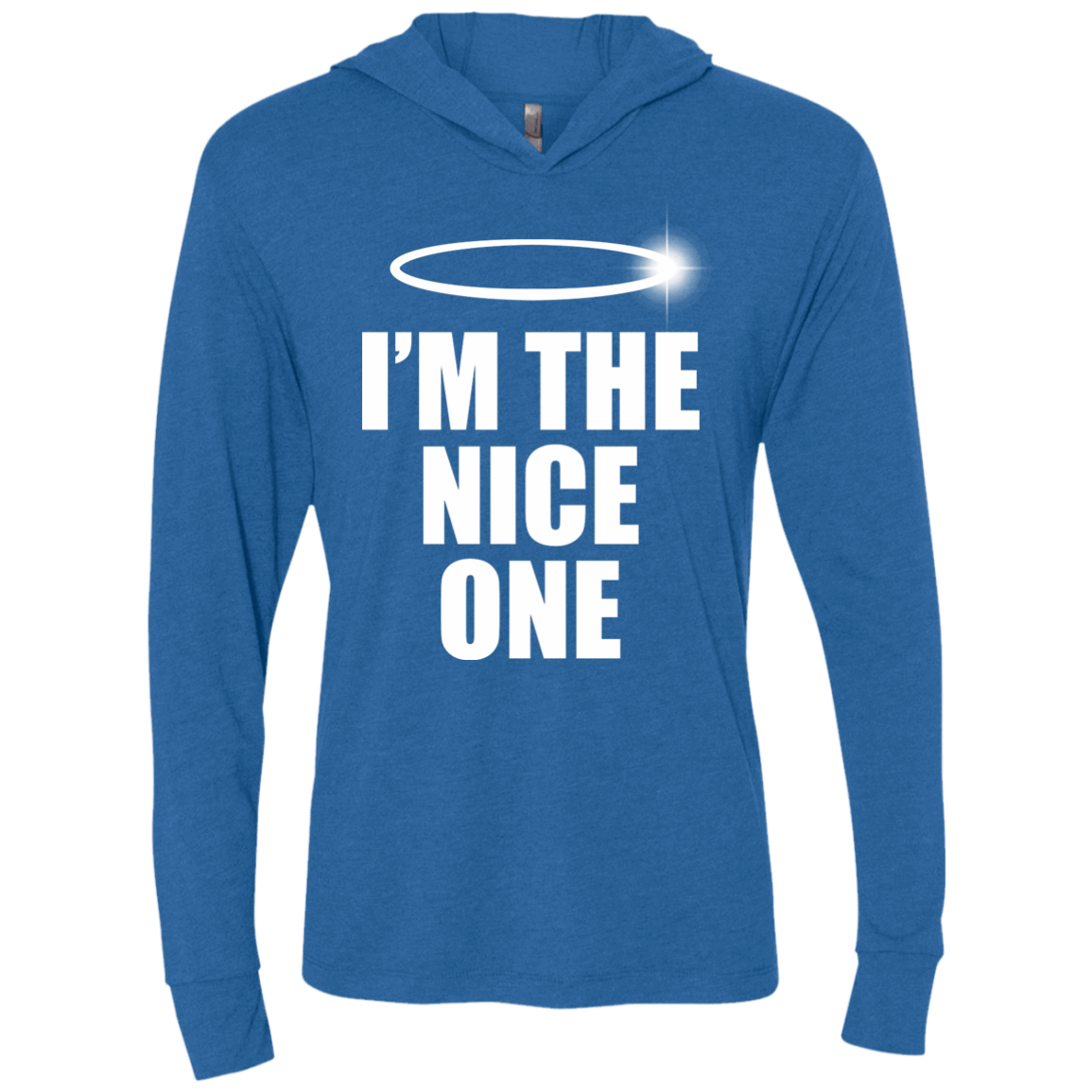 T-Shirts Vintage Royal / X-Small Nice One Triblend Long Sleeve Hoodie Tee