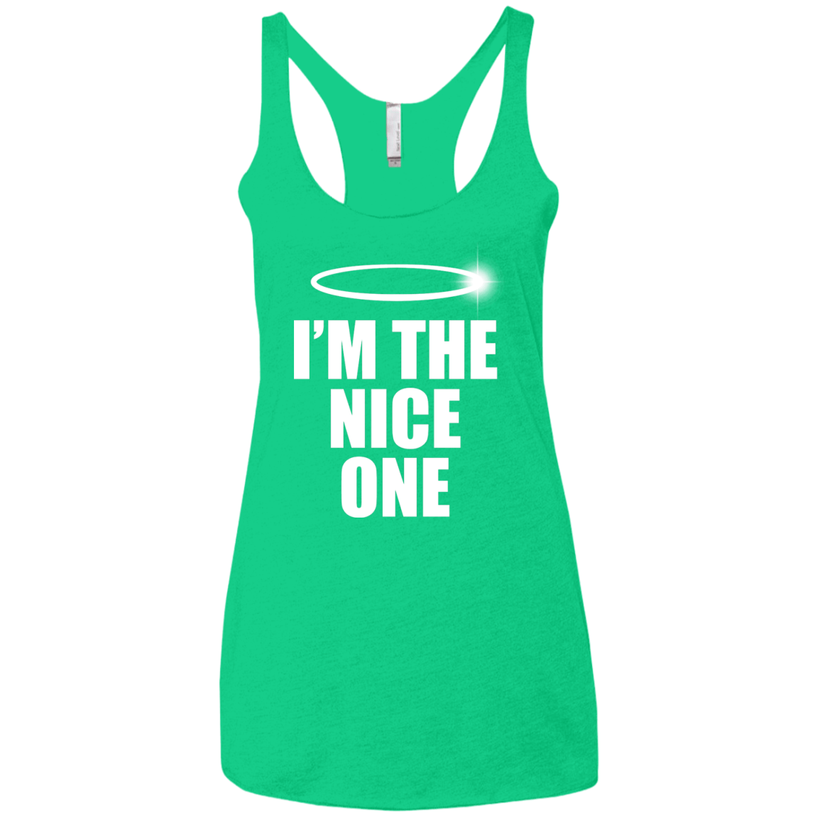T-Shirts Envy / X-Small Nice One Women's Triblend Racerback Tank
