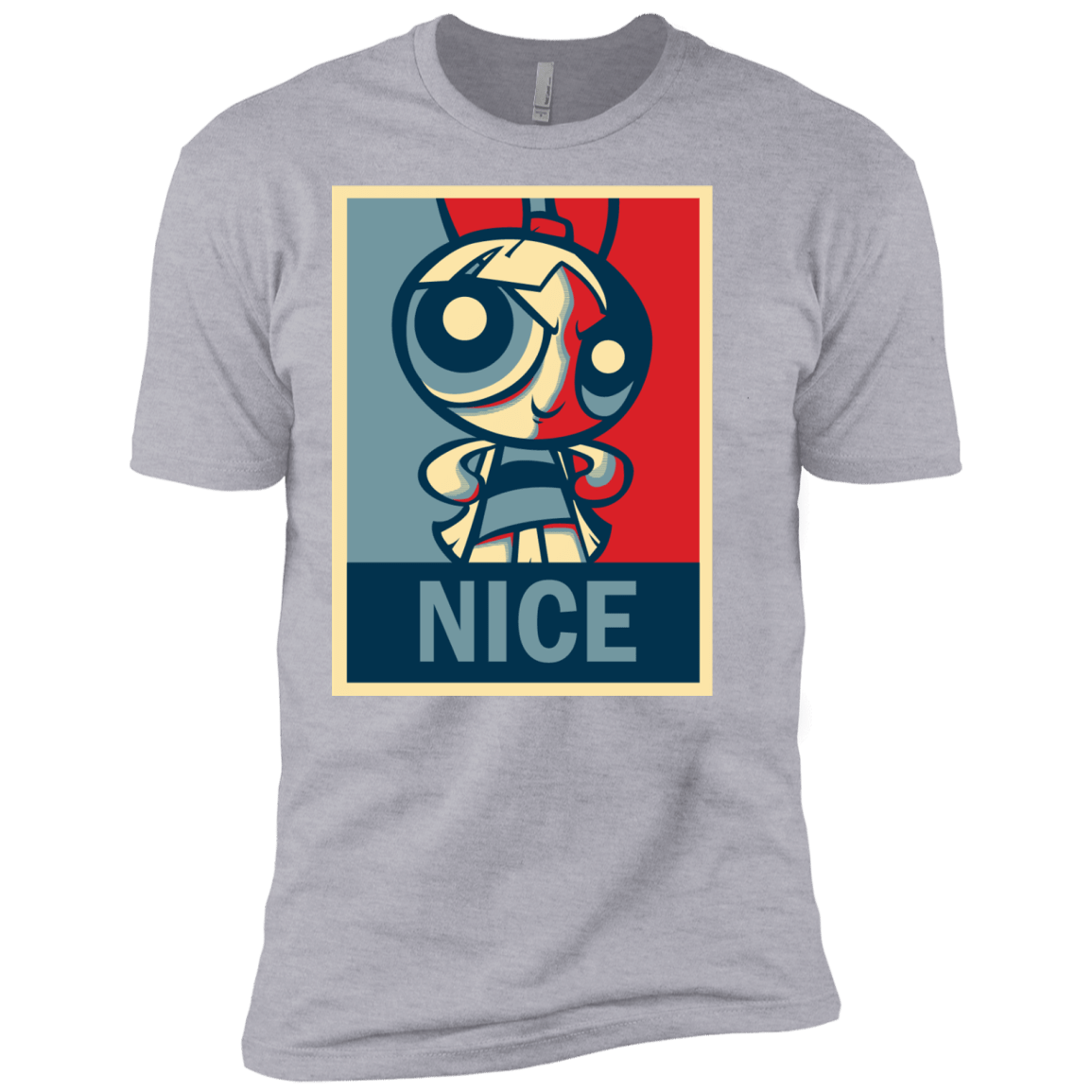T-Shirts Heather Grey / X-Small Nice Powerpuff Men's Premium T-Shirt