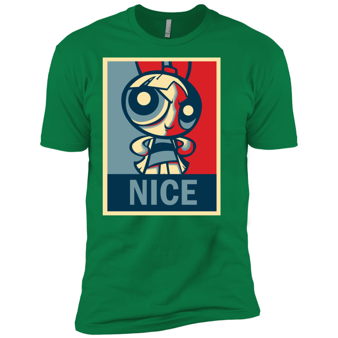 T-Shirts Kelly Green / X-Small Nice Powerpuff Men's Premium T-Shirt