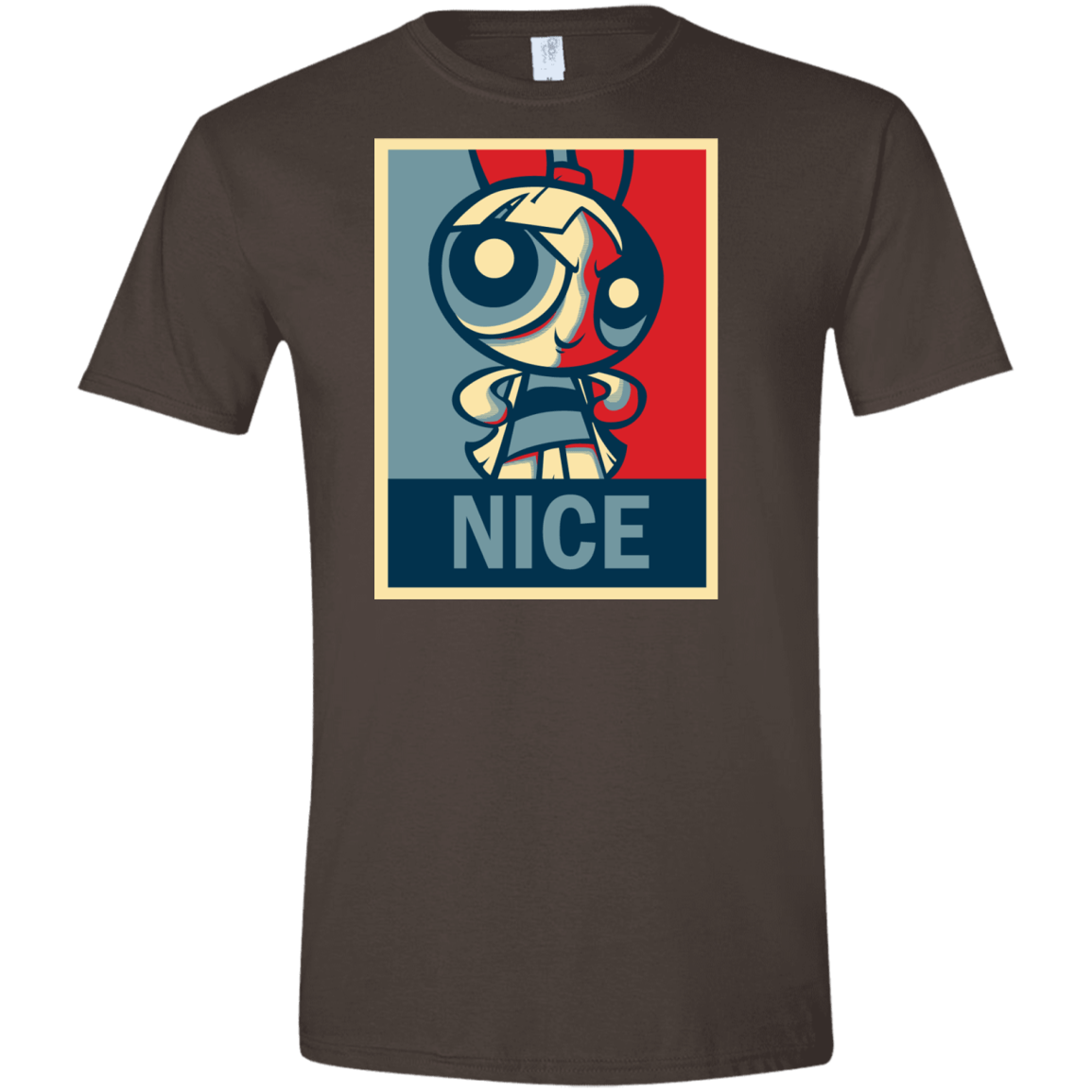 T-Shirts Dark Chocolate / S Nice Powerpuff Men's Semi-Fitted Softstyle