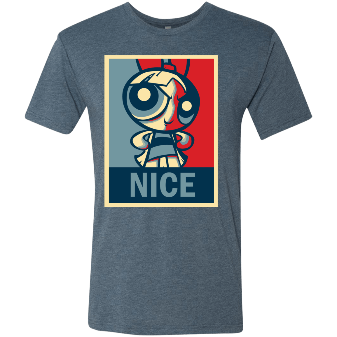 T-Shirts Indigo / S Nice Powerpuff Men's Triblend T-Shirt