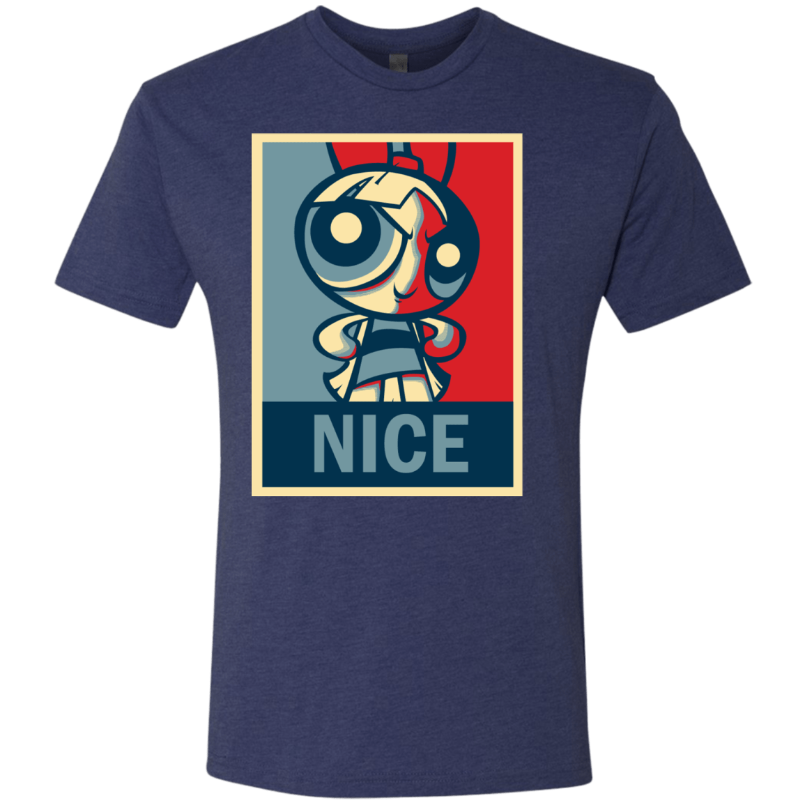T-Shirts Vintage Navy / S Nice Powerpuff Men's Triblend T-Shirt