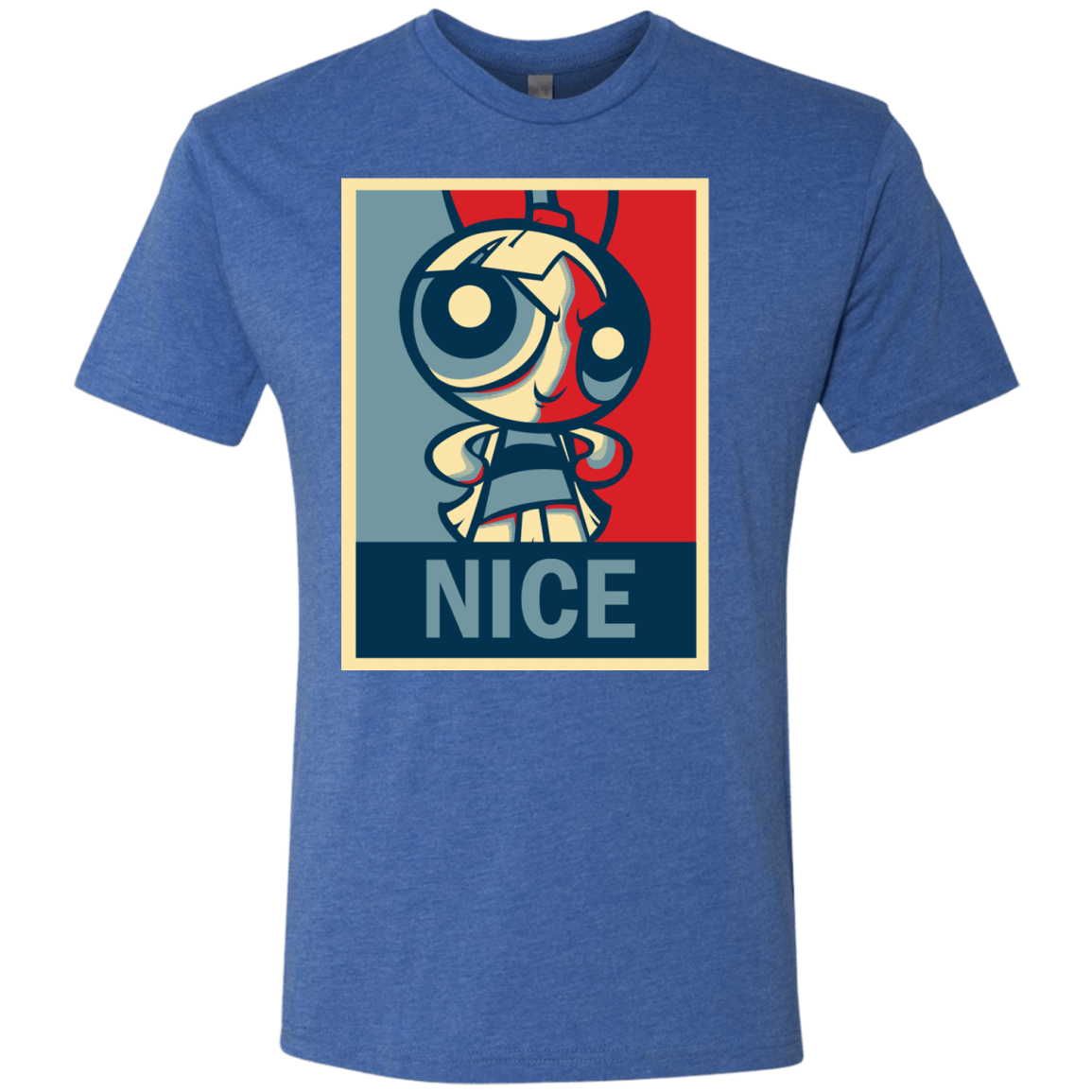T-Shirts Vintage Royal / S Nice Powerpuff Men's Triblend T-Shirt