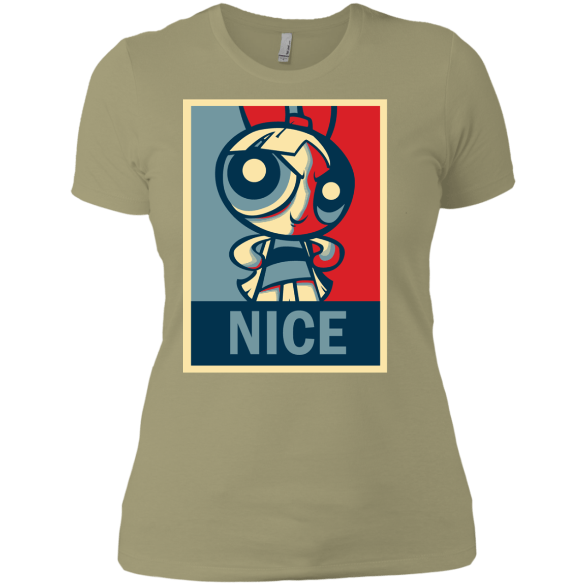 T-Shirts Light Olive / X-Small Nice Powerpuff Women's Premium T-Shirt
