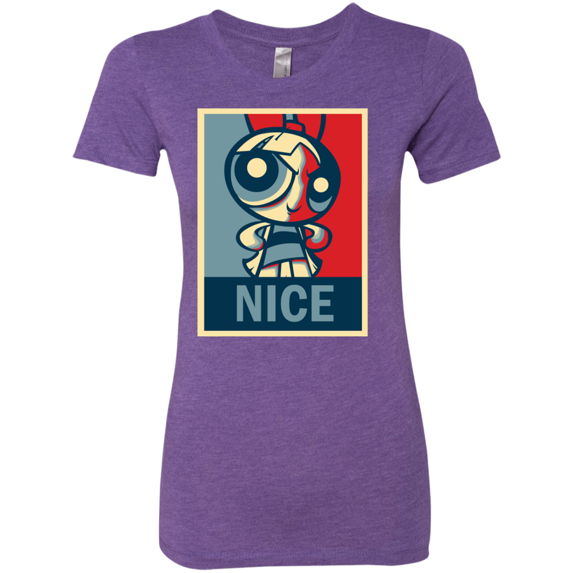 T-Shirts Purple Rush / S Nice Powerpuff Women's Triblend T-Shirt