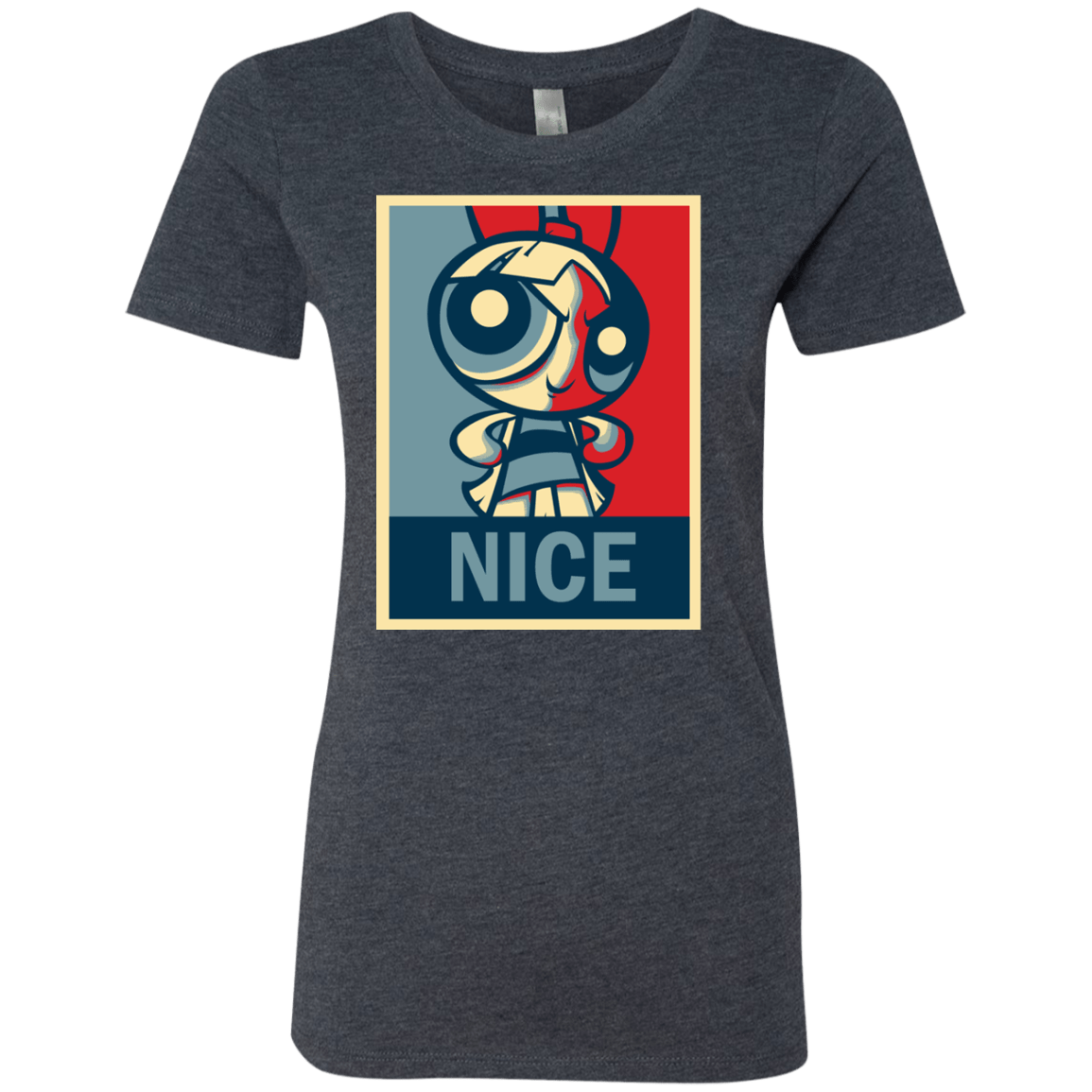 T-Shirts Vintage Navy / S Nice Powerpuff Women's Triblend T-Shirt