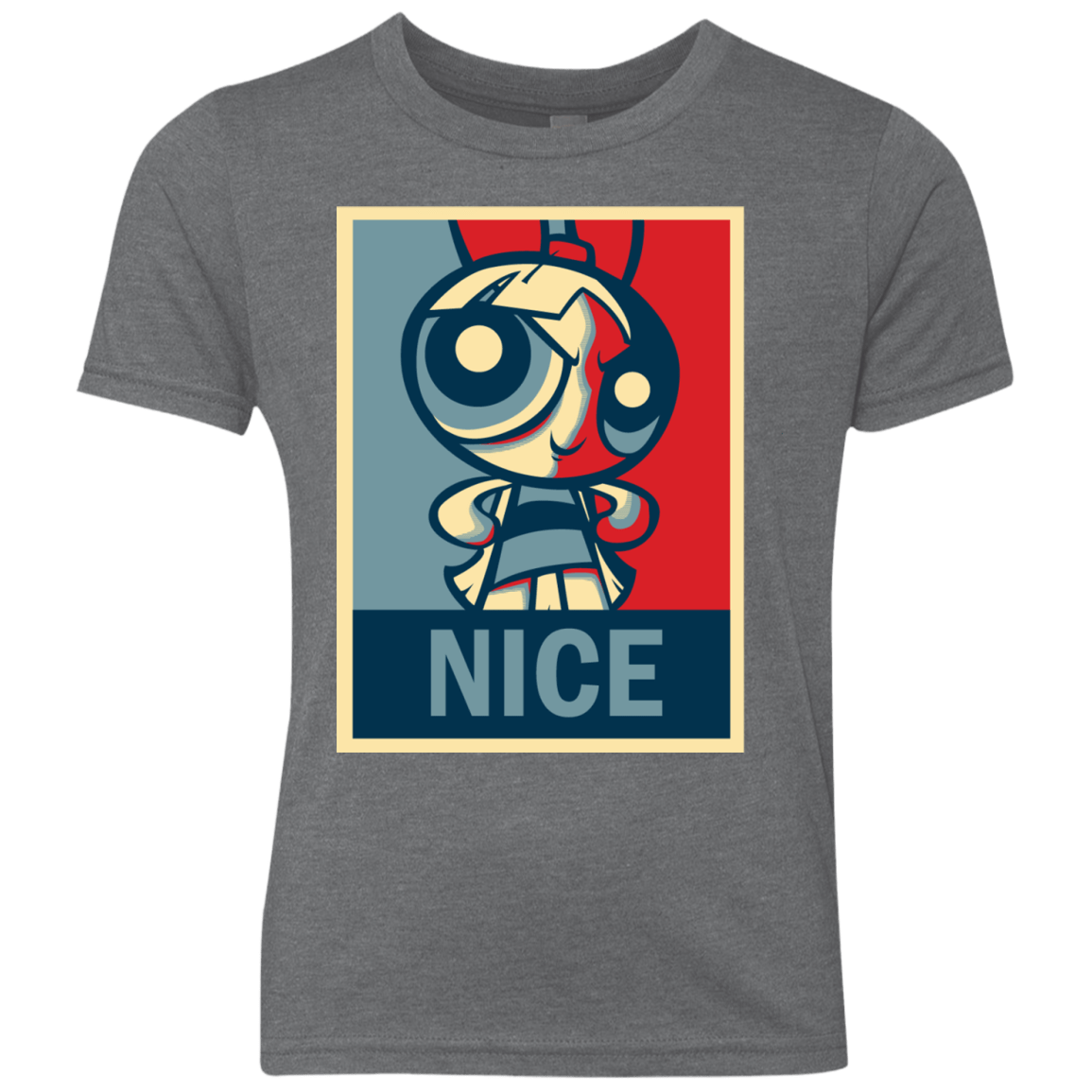 T-Shirts Premium Heather / YXS Nice Powerpuff Youth Triblend T-Shirt