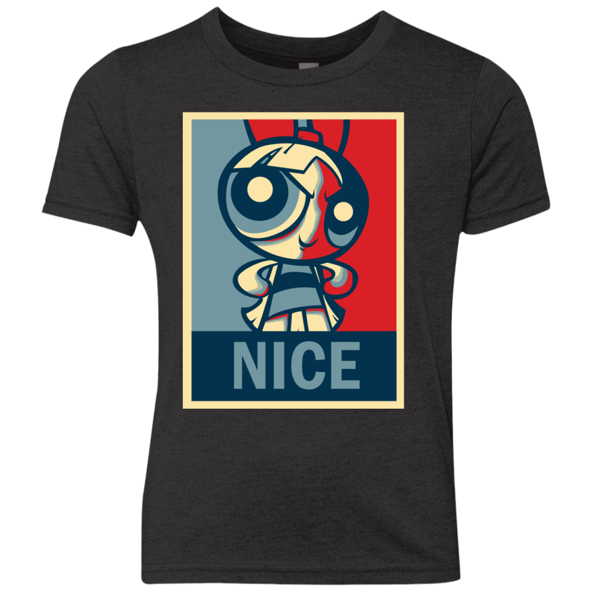 T-Shirts Vintage Black / YXS Nice Powerpuff Youth Triblend T-Shirt