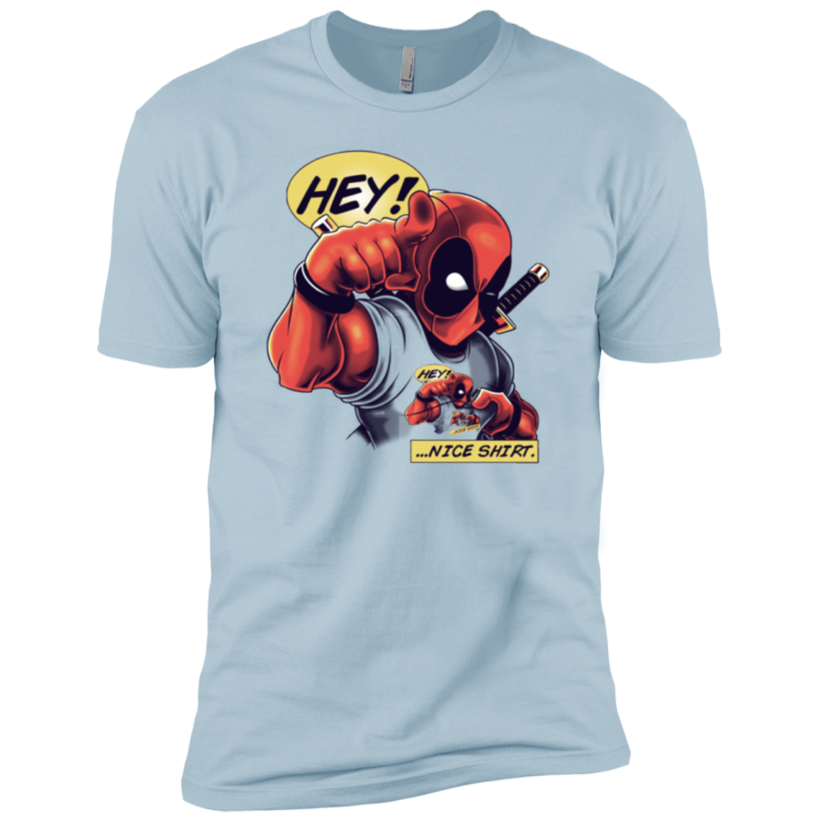 T-Shirts Light Blue / YXS Nice Shirt Boys Premium T-Shirt