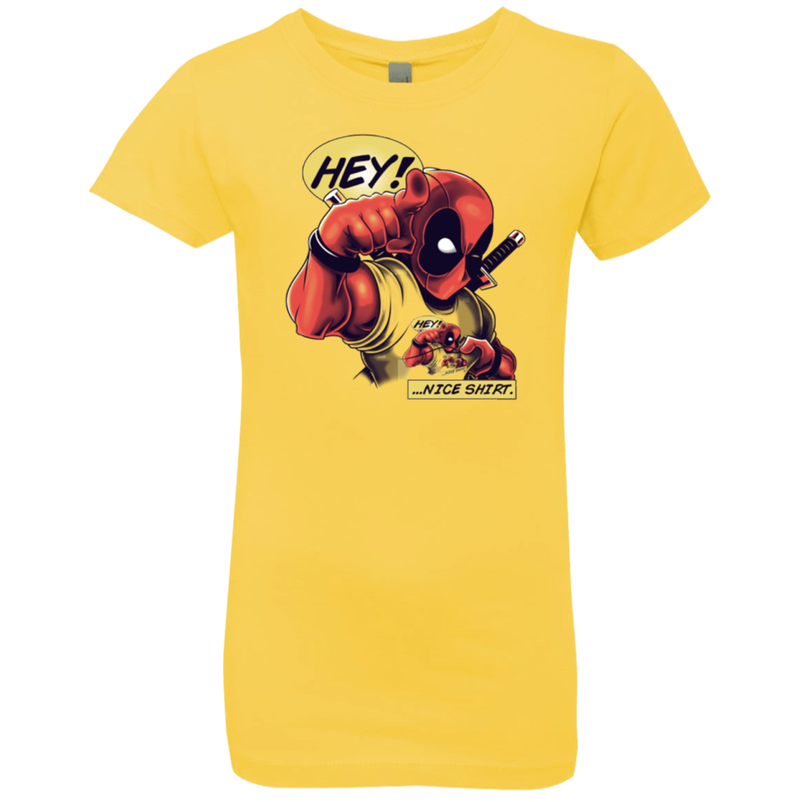 T-Shirts Vibrant Yellow / YXS Nice Shirt Girls Premium T-Shirt