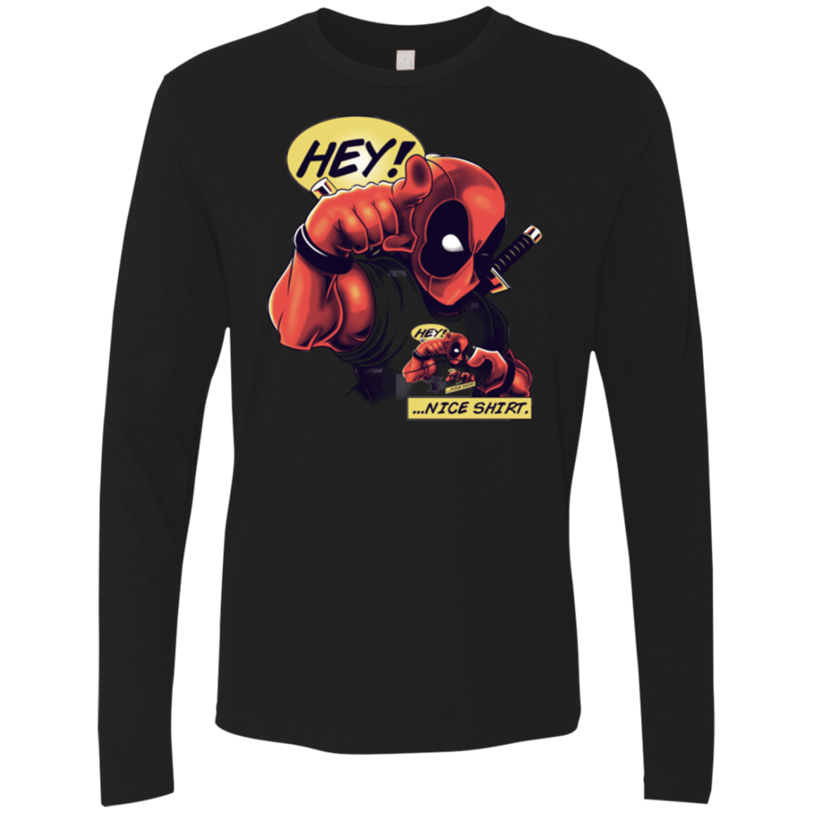 T-Shirts Black / Small Nice Shirt Men's Premium Long Sleeve