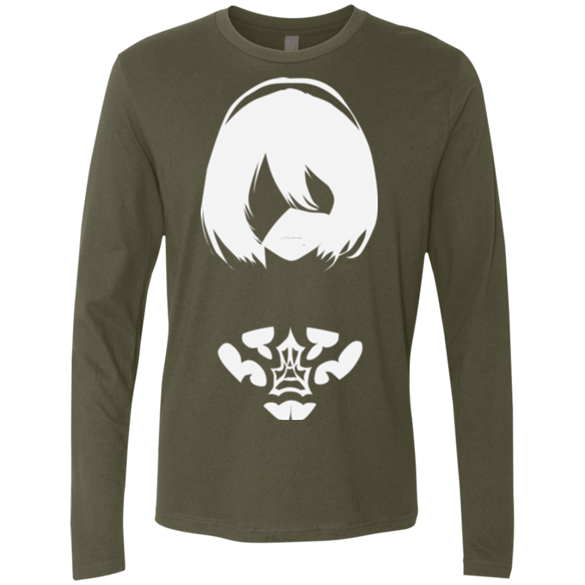 T-Shirts Military Green / Small Nier Men's Premium Long Sleeve