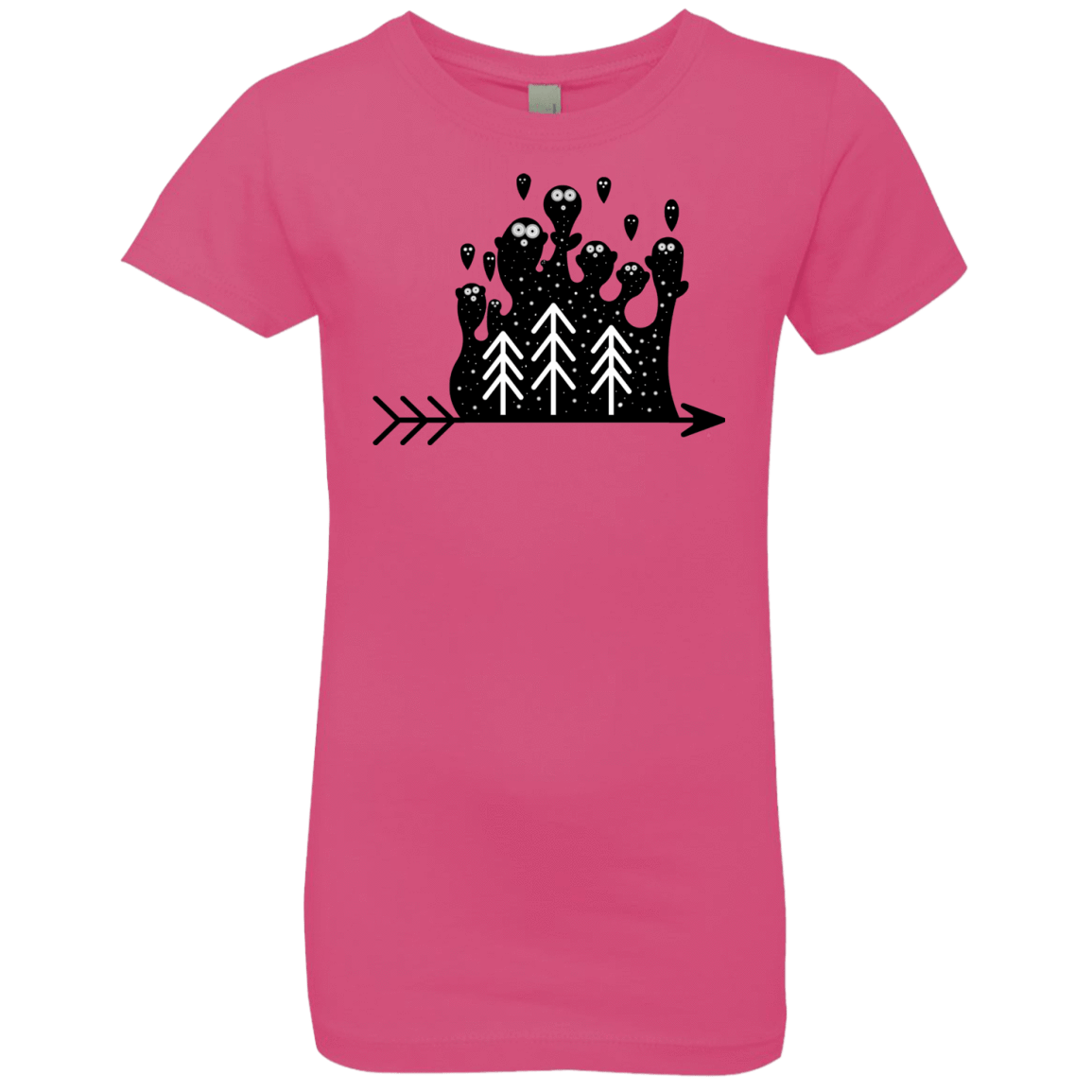 T-Shirts Hot Pink / YXS Night Creatures Girls Premium T-Shirt