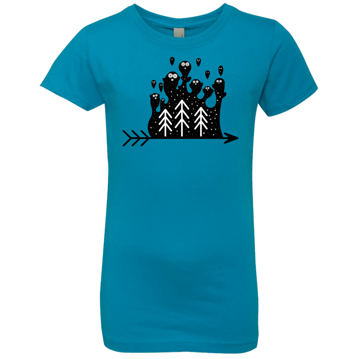 T-Shirts Turquoise / YXS Night Creatures Girls Premium T-Shirt