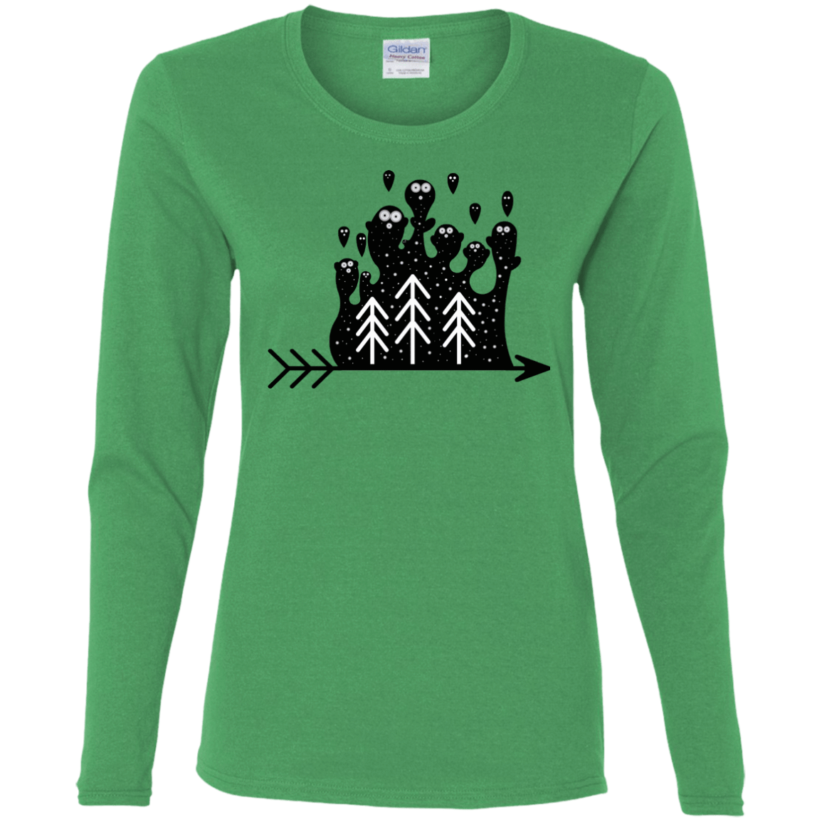 T-Shirts Irish Green / S Night Creatures Women's Long Sleeve T-Shirt