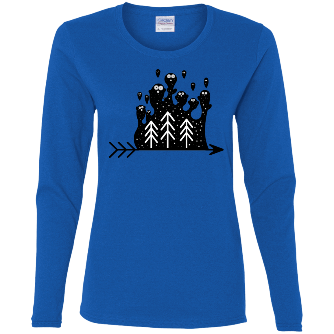 T-Shirts Royal / S Night Creatures Women's Long Sleeve T-Shirt