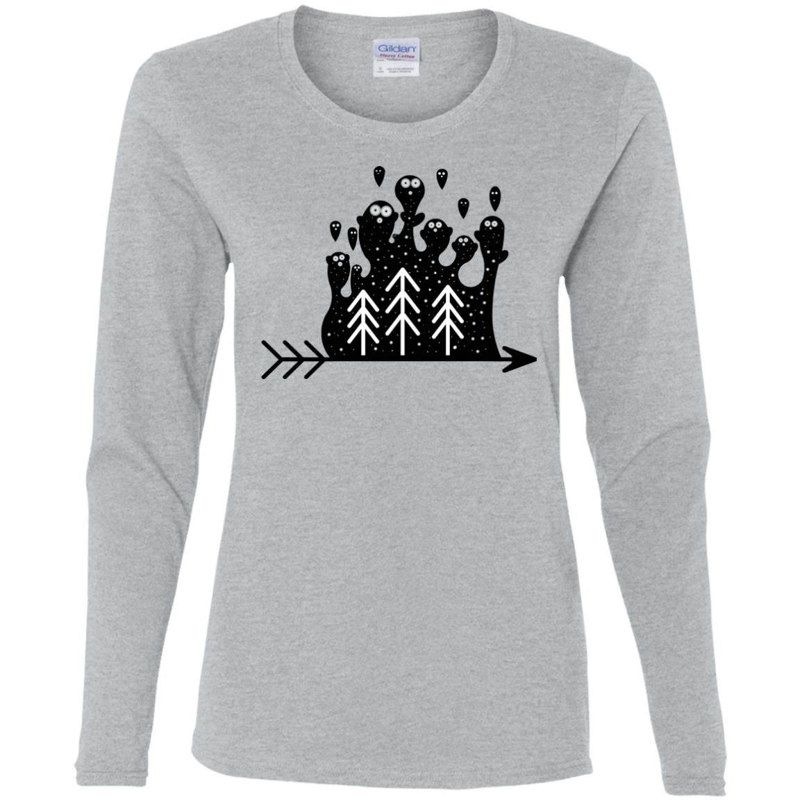 T-Shirts Sport Grey / S Night Creatures Women's Long Sleeve T-Shirt