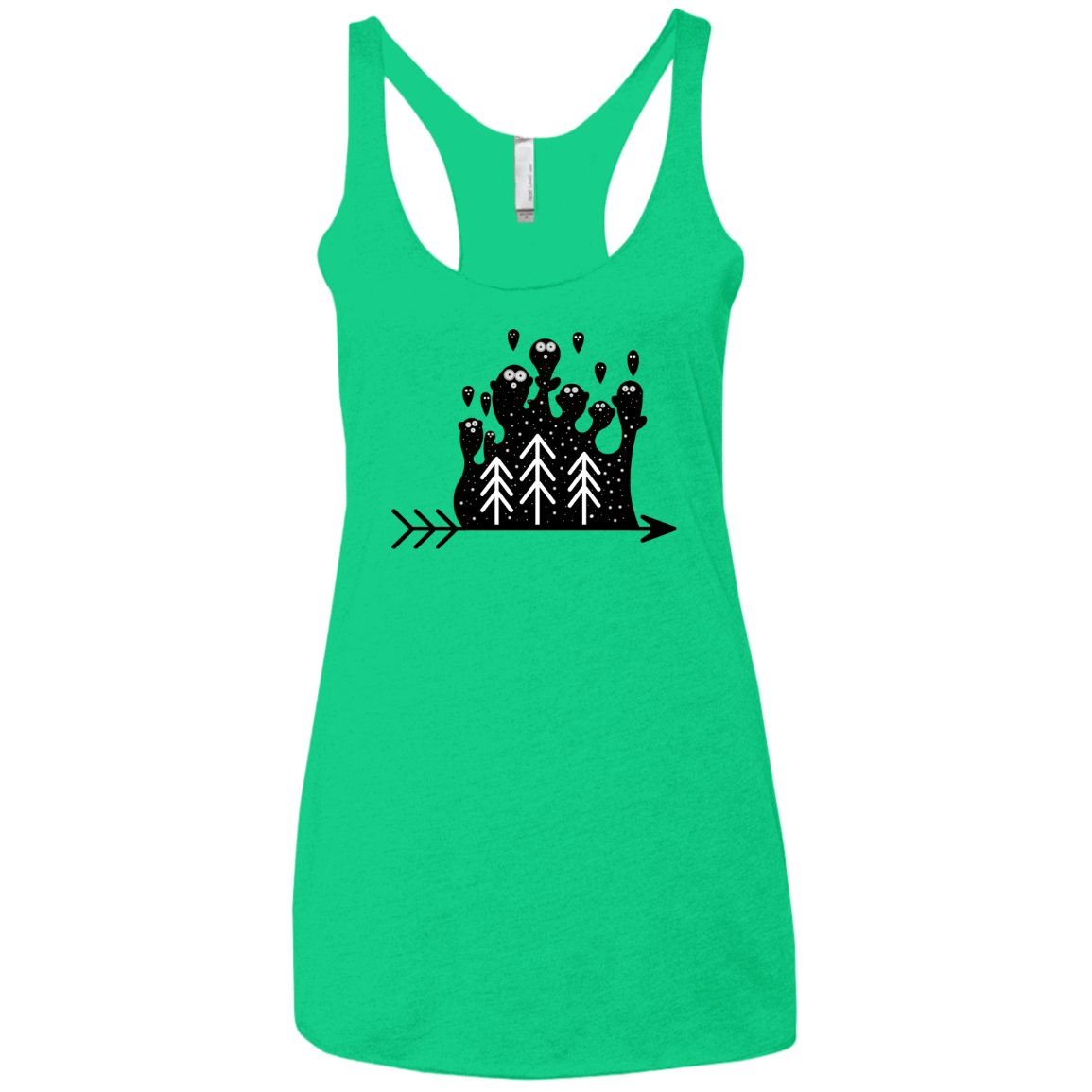 Night Creatures Women's Triblend Racerback Tank