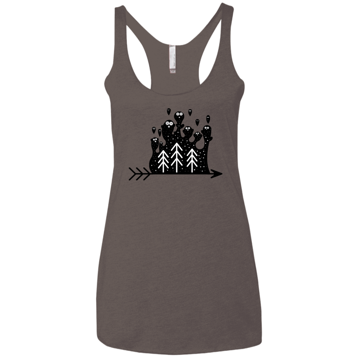 Night Creatures Women's Triblend Racerback Tank