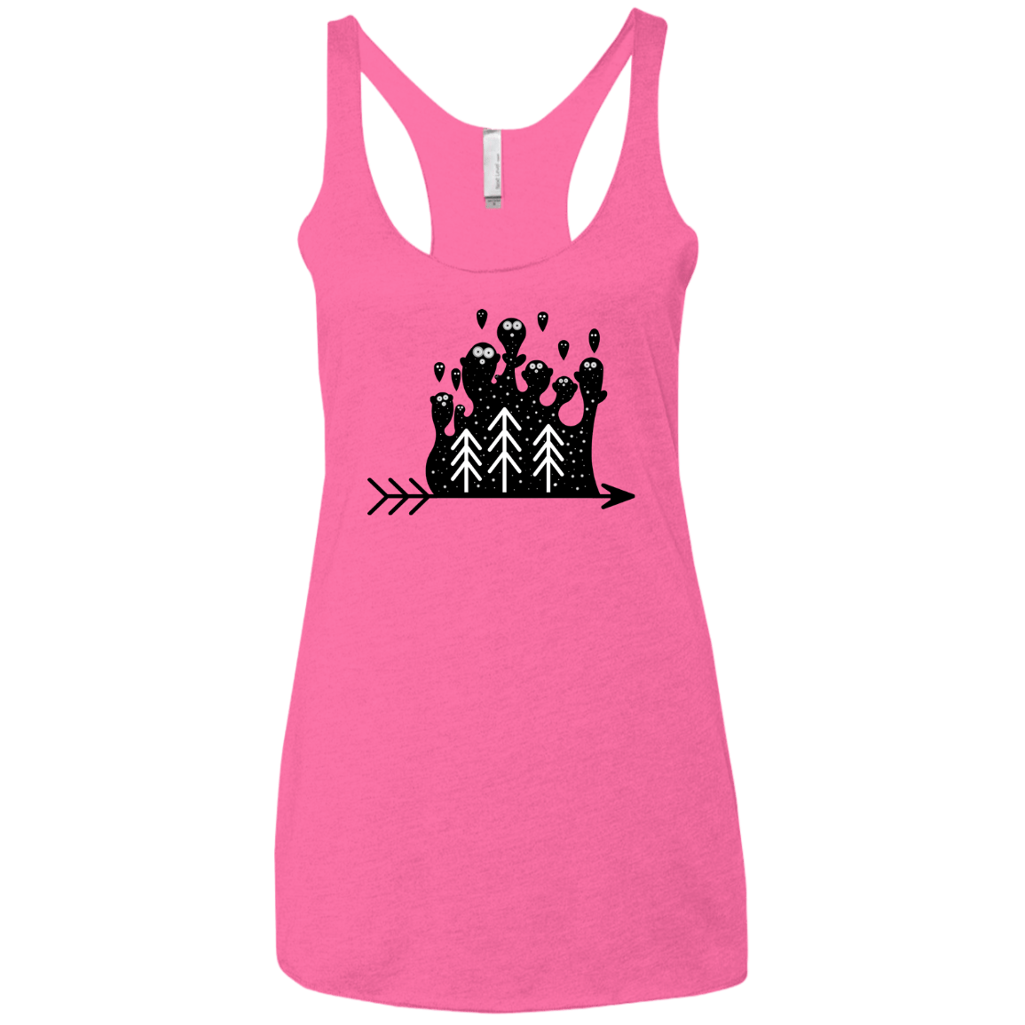 Night Creatures Women's Triblend Racerback Tank