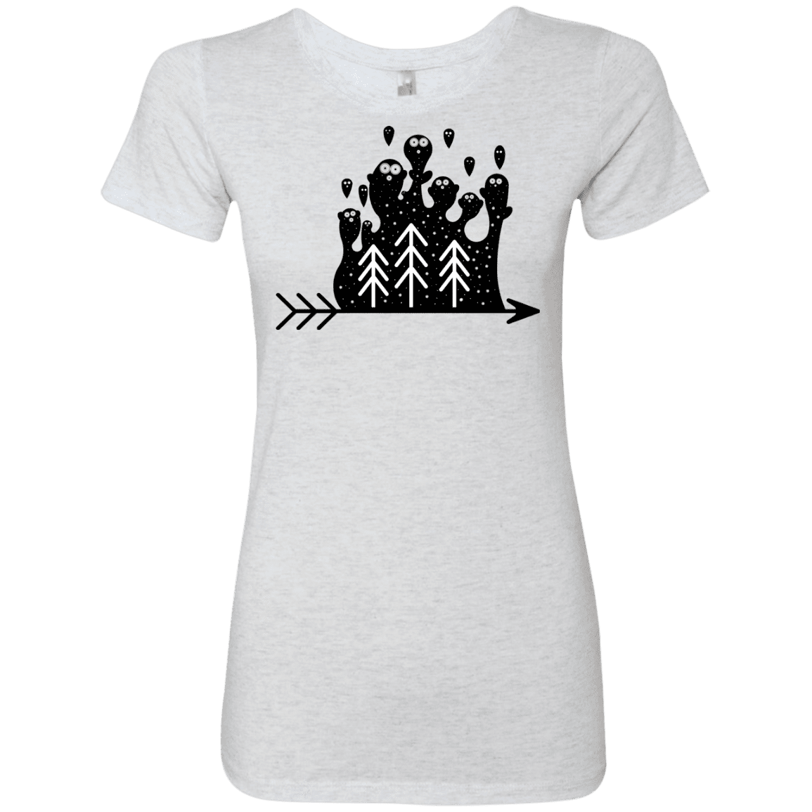 T-Shirts Heather White / S Night Creatures Women's Triblend T-Shirt