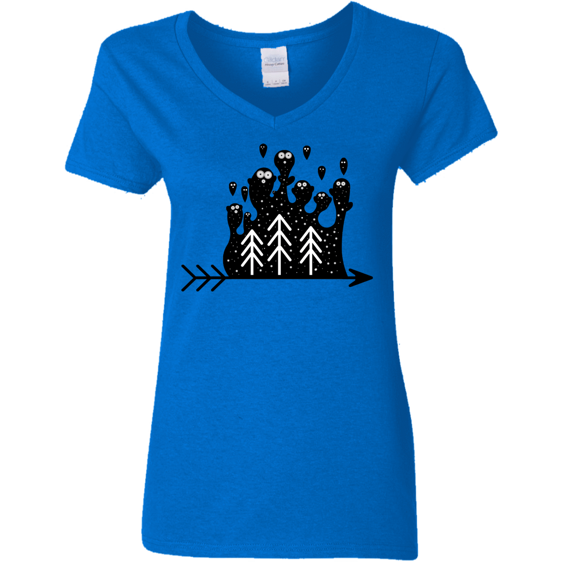 T-Shirts Royal / S Night Creatures Women's V-Neck T-Shirt
