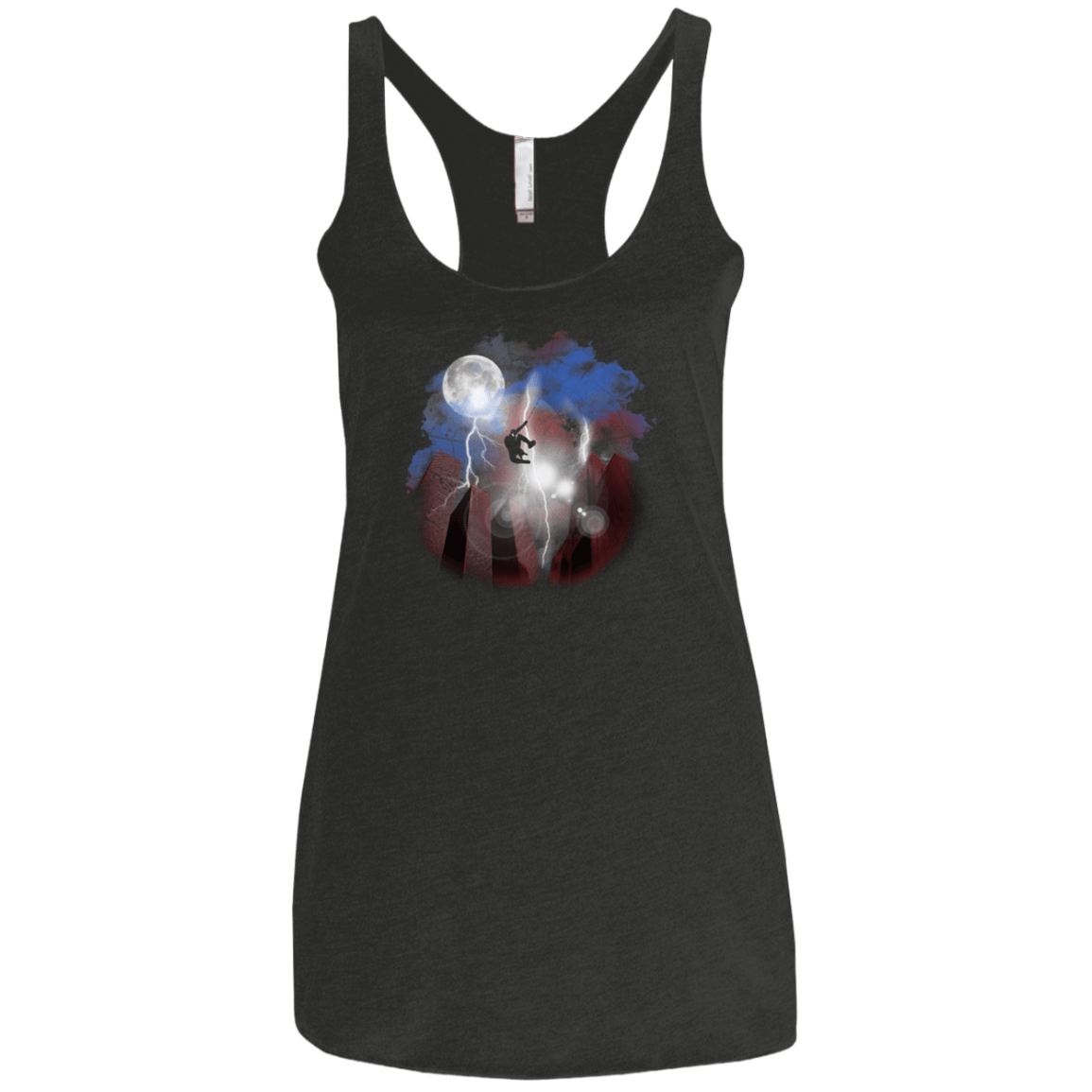 T-Shirts Vintage Black / X-Small Night of The Spider Women's Triblend Racerback Tank