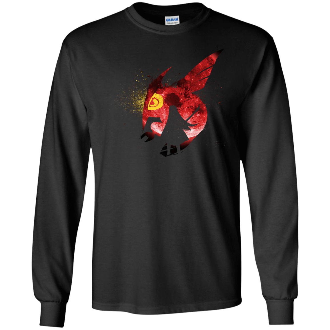 T-Shirts Black / S Night Reid Men's Long Sleeve T-Shirt