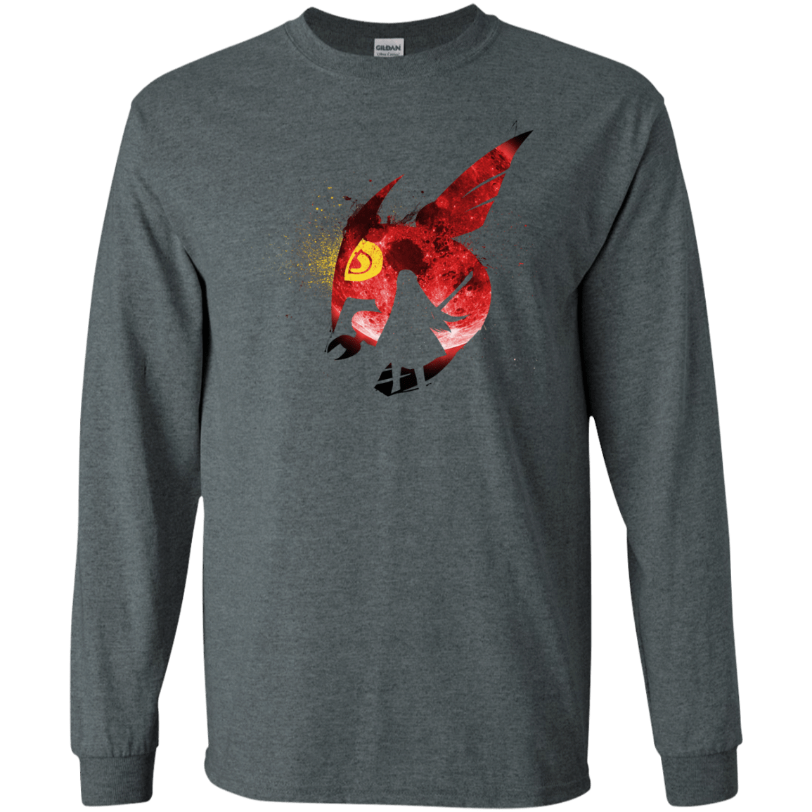 T-Shirts Dark Heather / S Night Reid Men's Long Sleeve T-Shirt