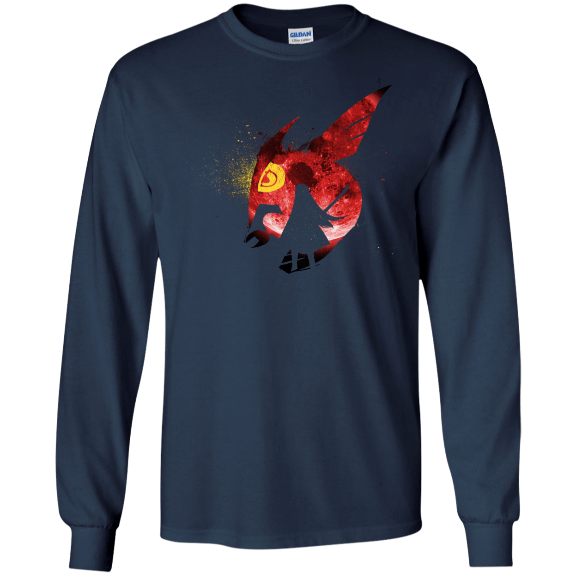 T-Shirts Navy / S Night Reid Men's Long Sleeve T-Shirt