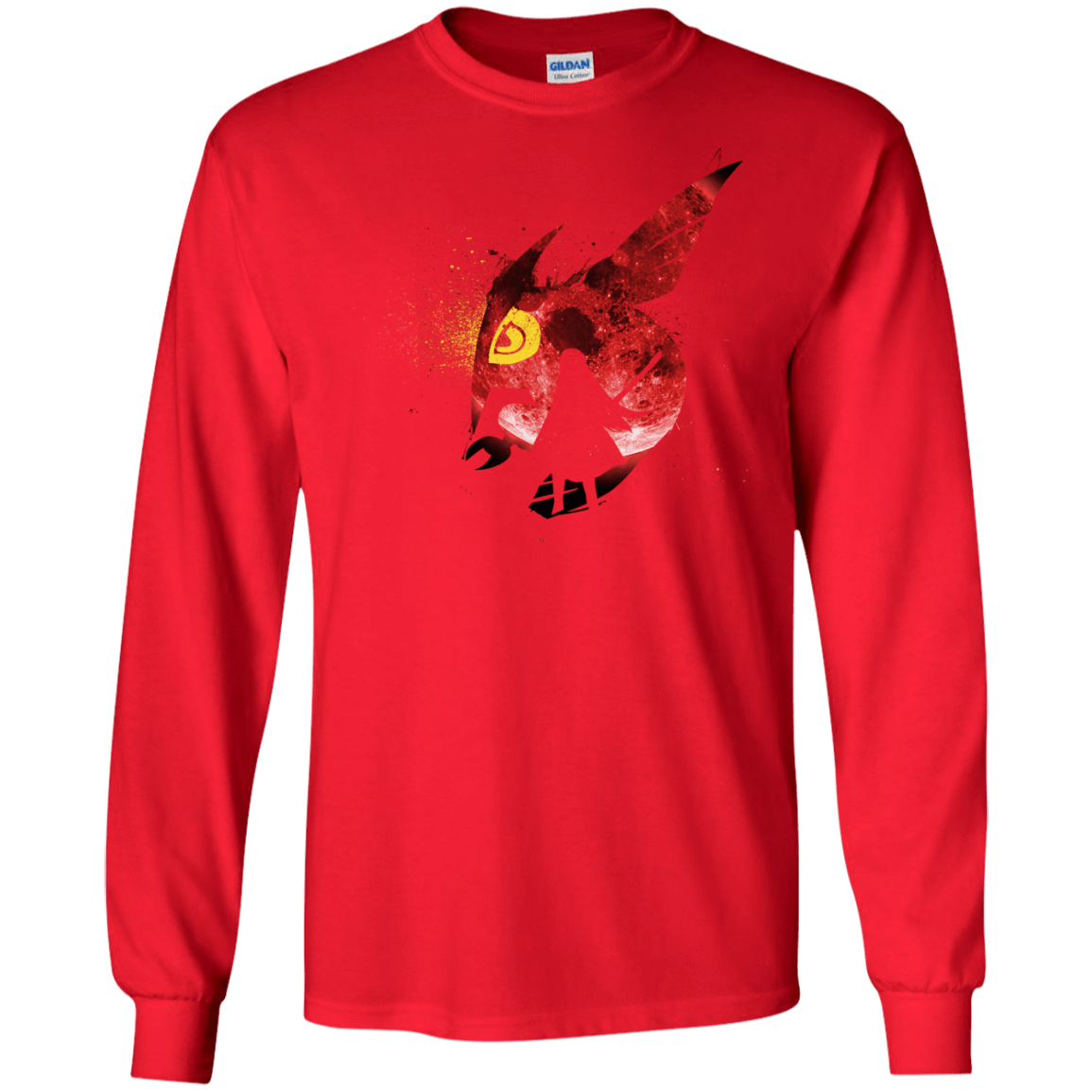 T-Shirts Red / S Night Reid Men's Long Sleeve T-Shirt