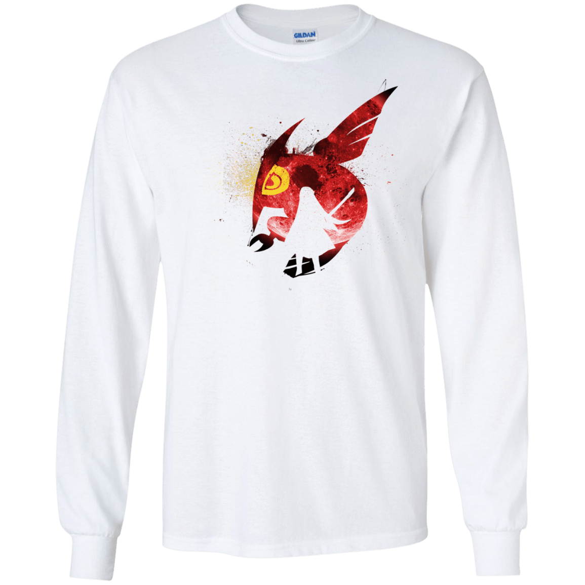 T-Shirts White / S Night Reid Men's Long Sleeve T-Shirt
