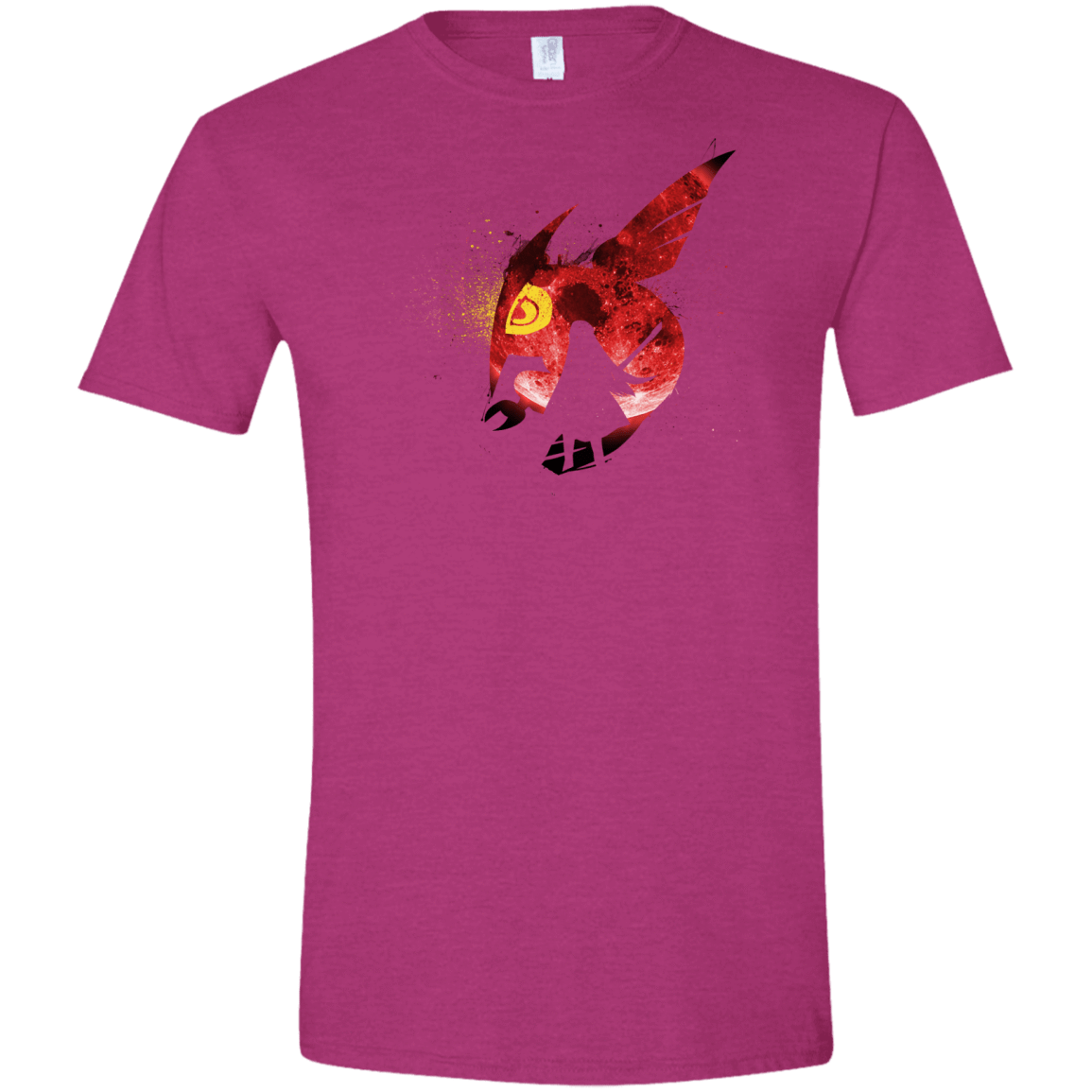 T-Shirts Antique Heliconia / S Night Reid Men's Semi-Fitted Softstyle