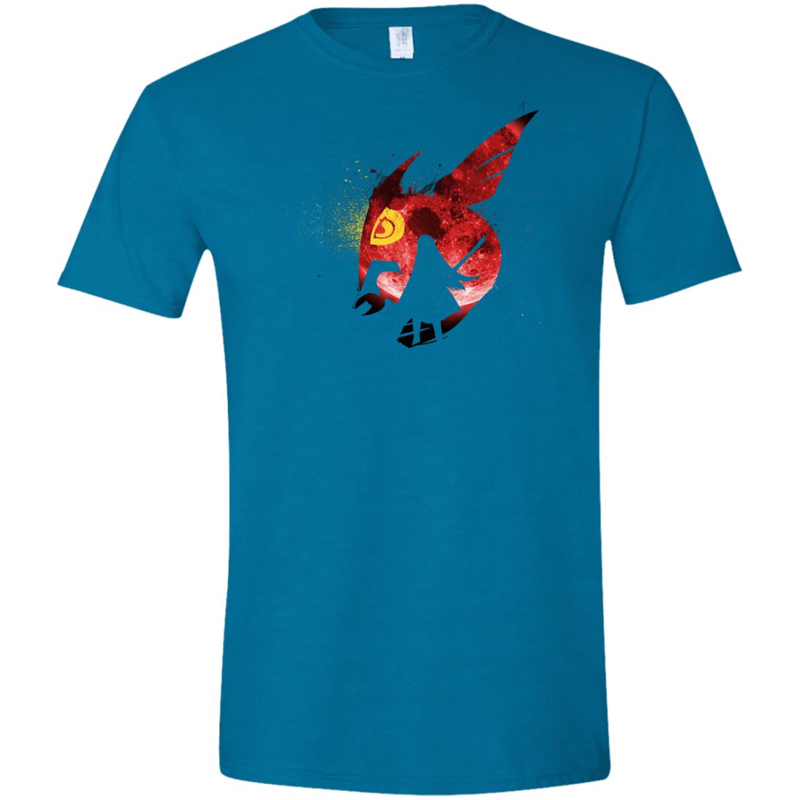 T-Shirts Antique Sapphire / S Night Reid Men's Semi-Fitted Softstyle