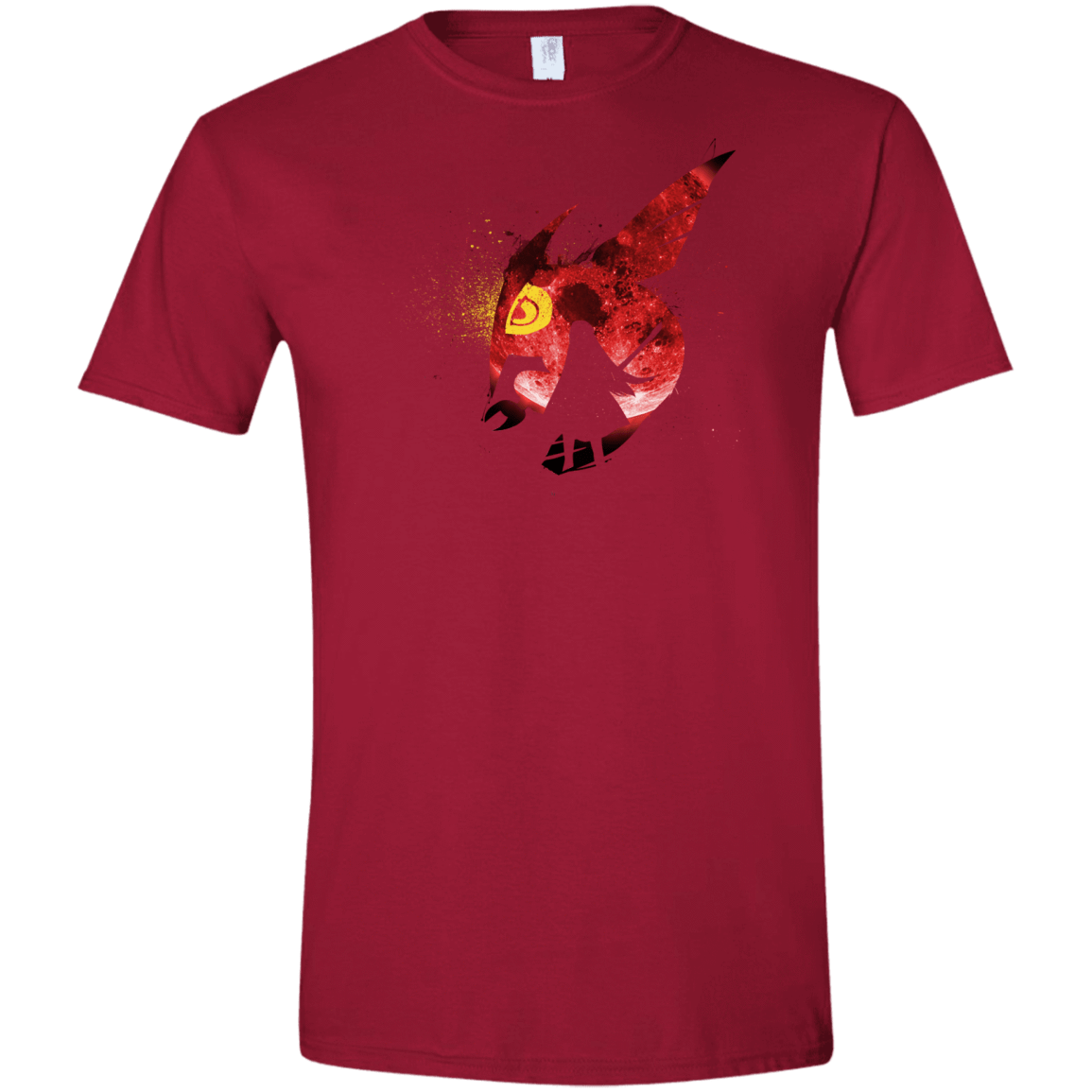 T-Shirts Cardinal Red / S Night Reid Men's Semi-Fitted Softstyle