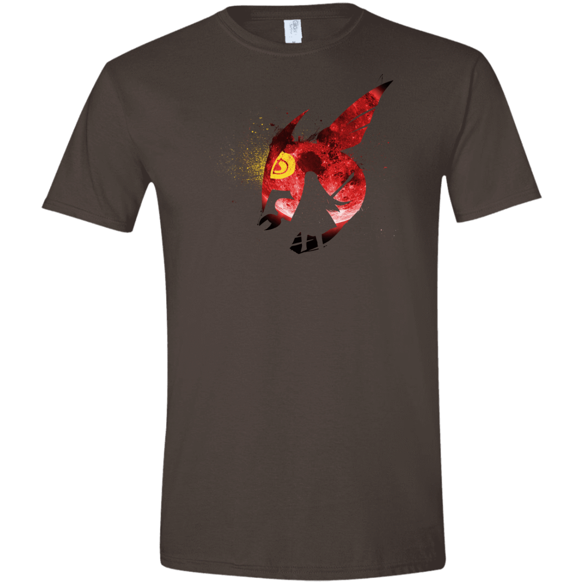 T-Shirts Dark Chocolate / S Night Reid Men's Semi-Fitted Softstyle