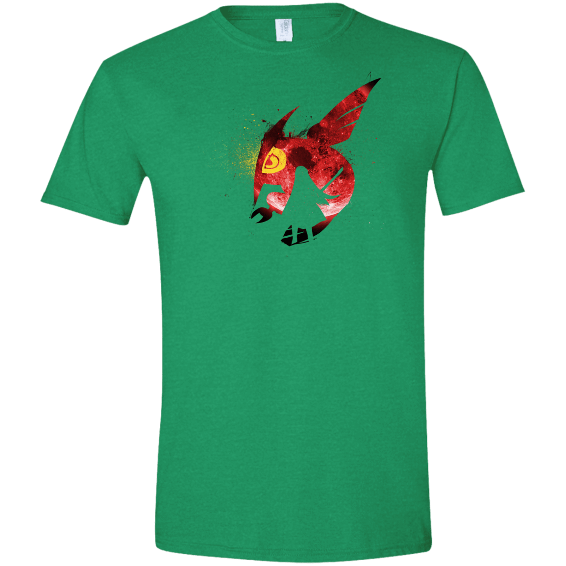 T-Shirts Heather Irish Green / S Night Reid Men's Semi-Fitted Softstyle