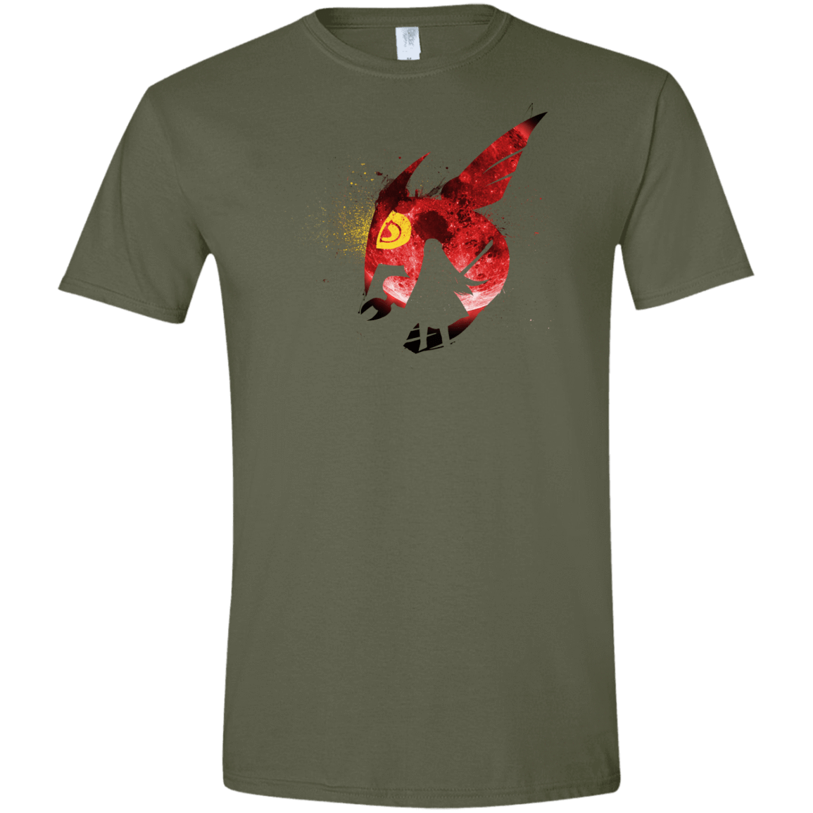 T-Shirts Military Green / S Night Reid Men's Semi-Fitted Softstyle