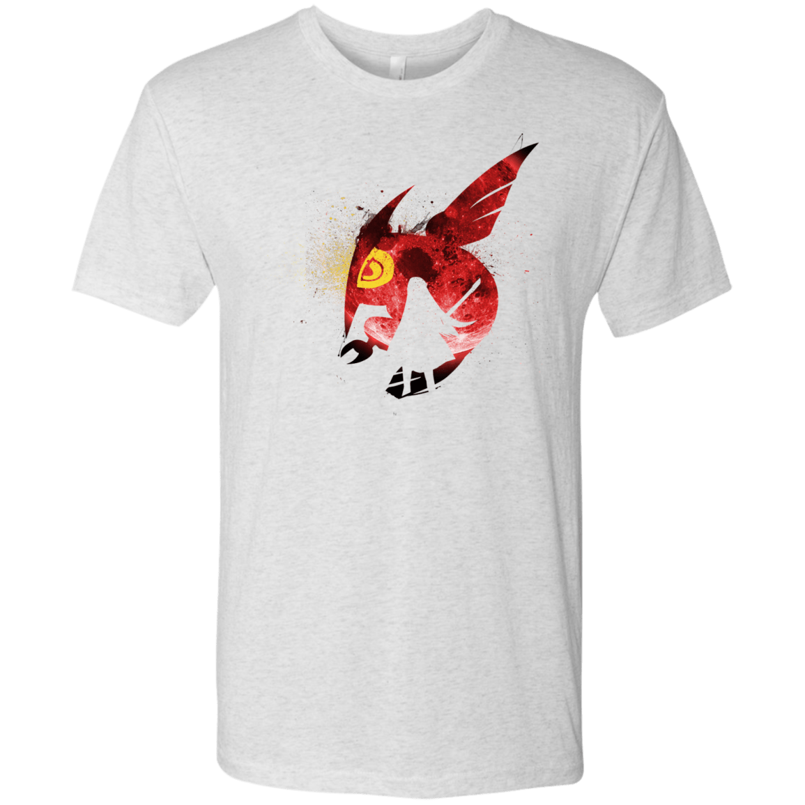 T-Shirts Heather White / S Night Reid Men's Triblend T-Shirt