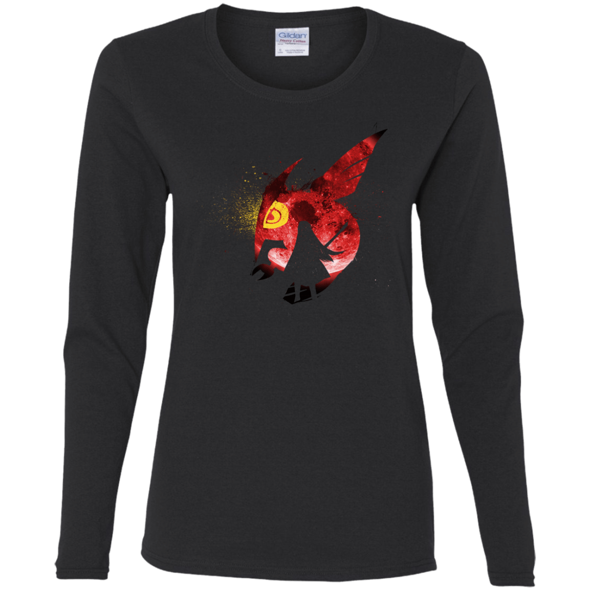 T-Shirts Black / S Night Reid Women's Long Sleeve T-Shirt
