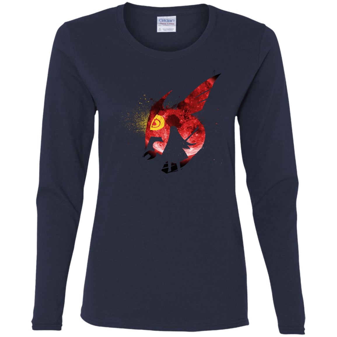 T-Shirts Navy / S Night Reid Women's Long Sleeve T-Shirt
