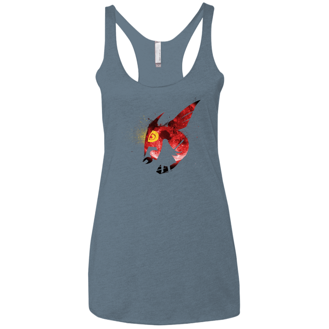 T-Shirts Indigo / X-Small Night Reid Women's Triblend Racerback Tank