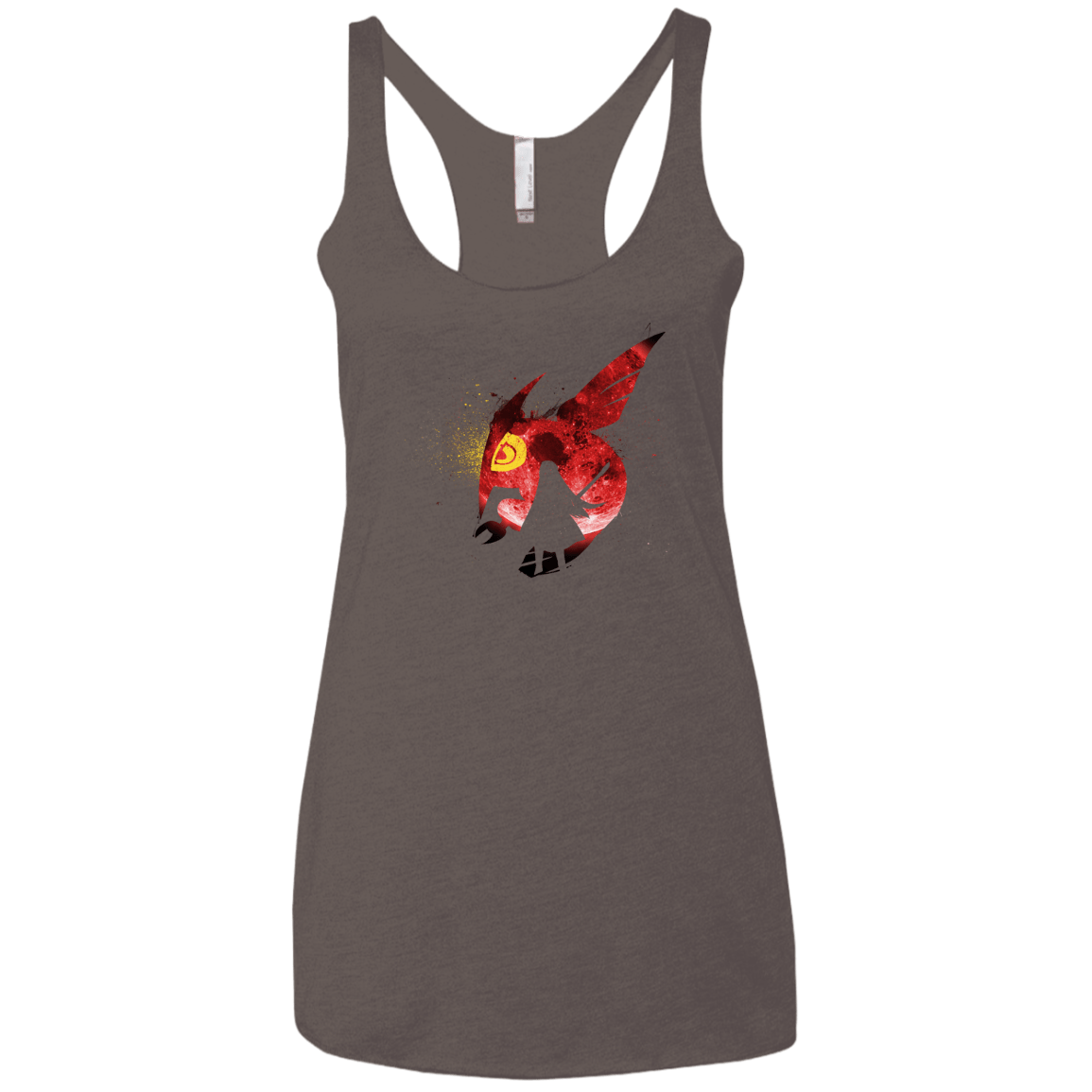 T-Shirts Macchiato / X-Small Night Reid Women's Triblend Racerback Tank