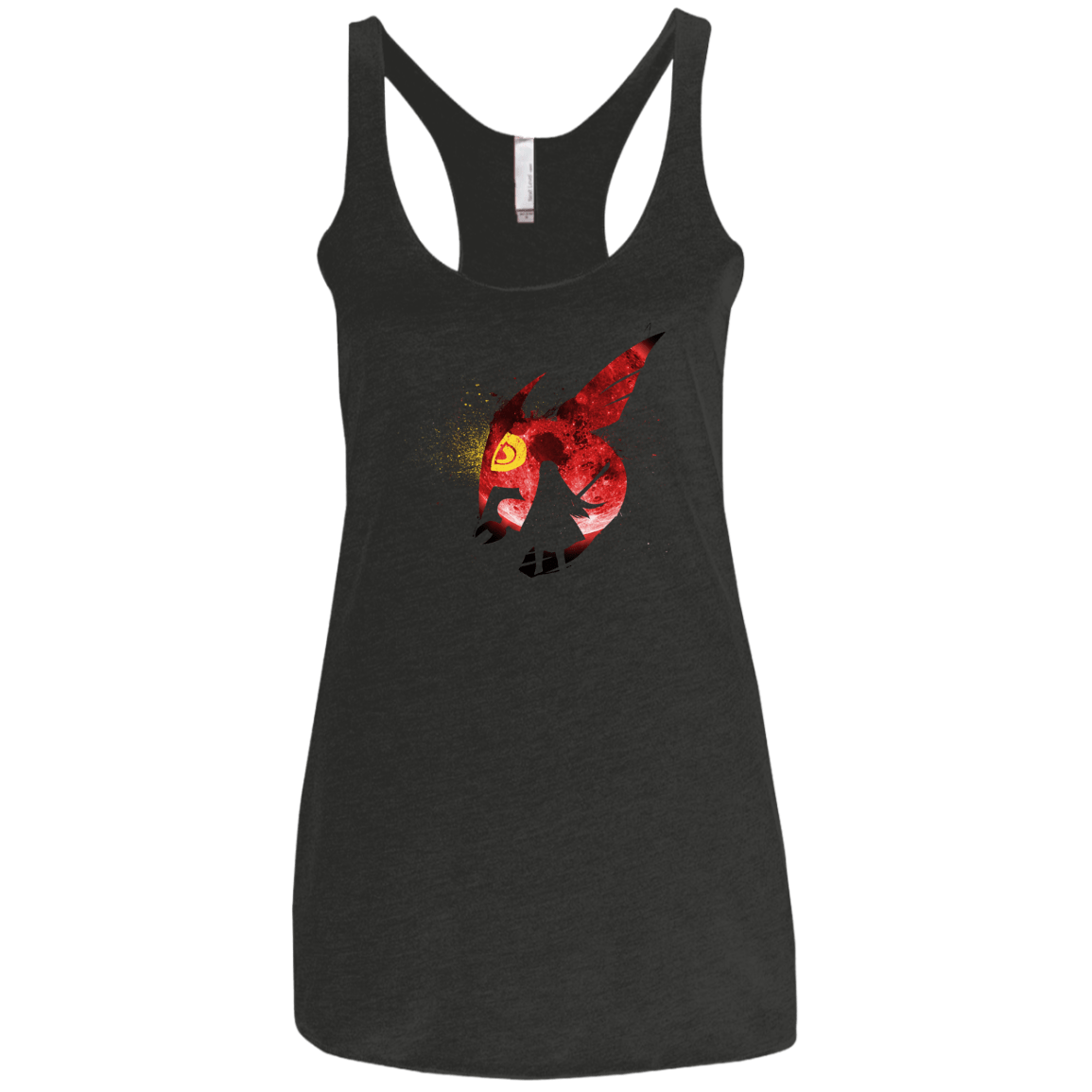 T-Shirts Vintage Black / X-Small Night Reid Women's Triblend Racerback Tank